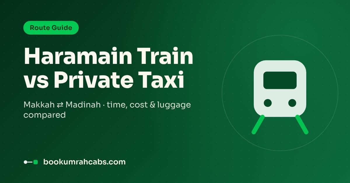 Haramain Train vs Taxi: Best Way from Makkah to Madinah